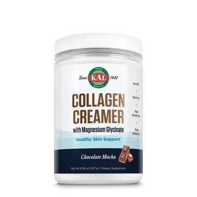 Kal Collagen Creamer - Chocolate with Chocolate Flavor and Smooth Texture Healthcare Edible Supplement Fitness Dietary Natura...