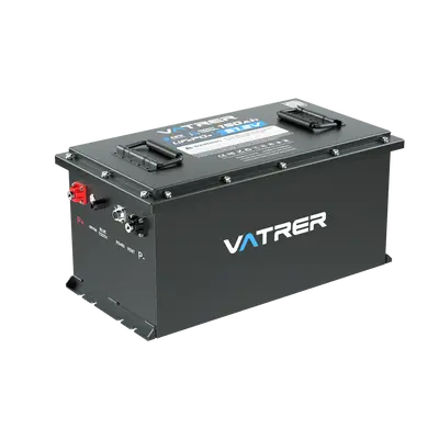 Vatrer 48V 150Ah Lithium Golf Cart Battery 200A BMS 7680Wh Max 10.24kW Power Output