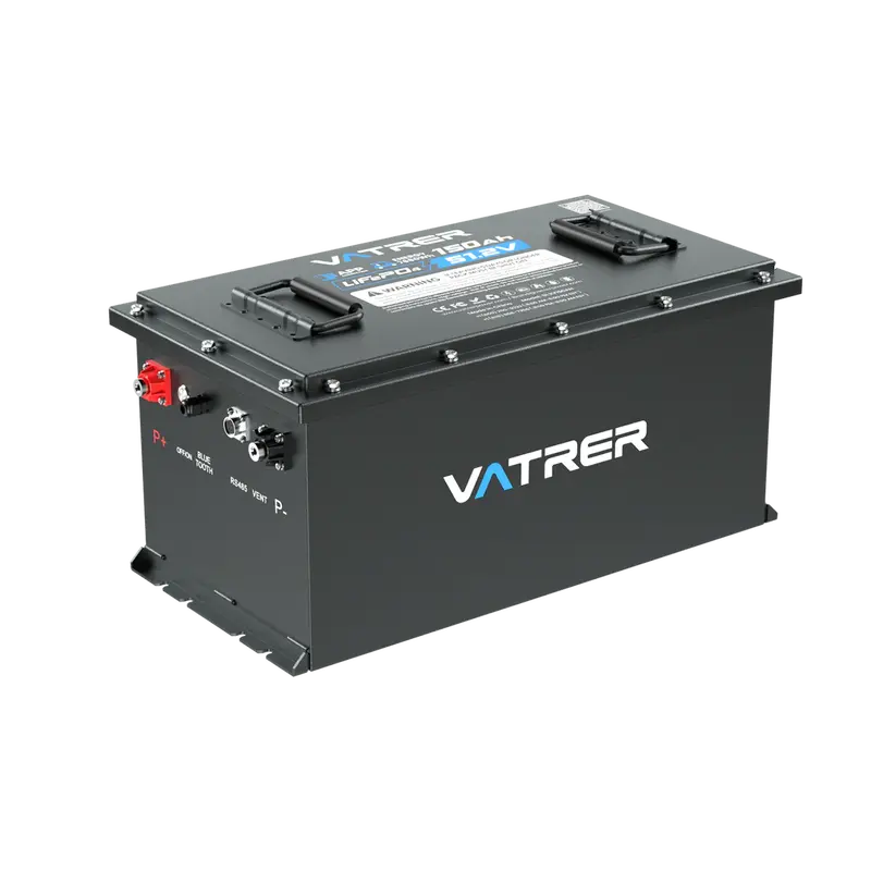 Vatrer 48V 150Ah Lithium Golf Cart Battery 200A BMS 7680Wh Max 10.24kW Power Output