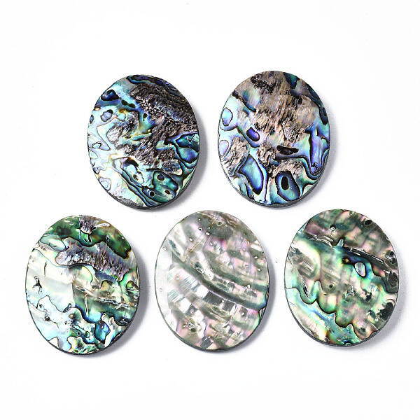 Natural Abalone Shell/Paua Shell Cabochons