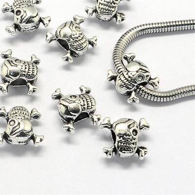 Alloy European Beads