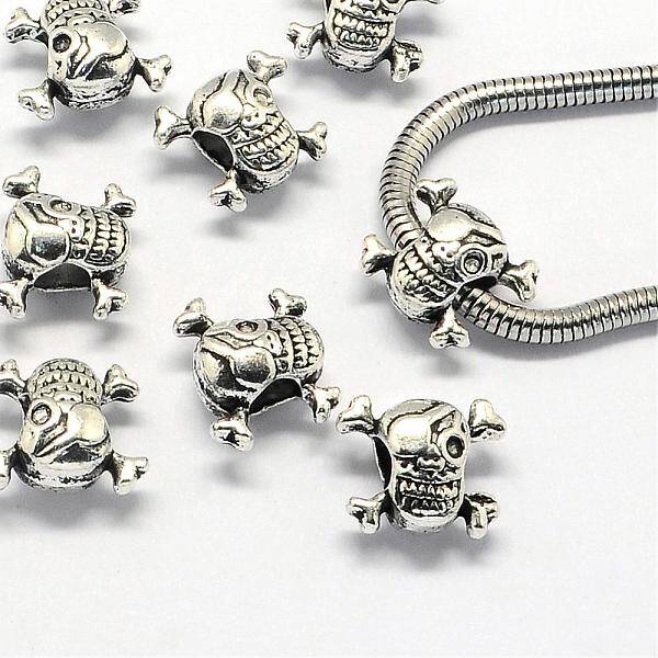 Alloy European Beads