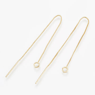 Brass Stud Earring Findings