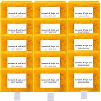 Lemon Turmeric & Kojic Acid Brightening Soap Bar for Dark Spots Eczema & Hyperpigmentation, Summer Acne Face & Body Wash Skin...