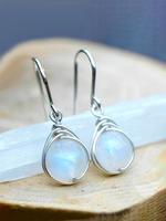 1 Pair Vintage Artificial Gemstone Design Dangle Earrings, Fashion Jewelry for Party, Daily Clothing Decor, Trendy All-match ...
