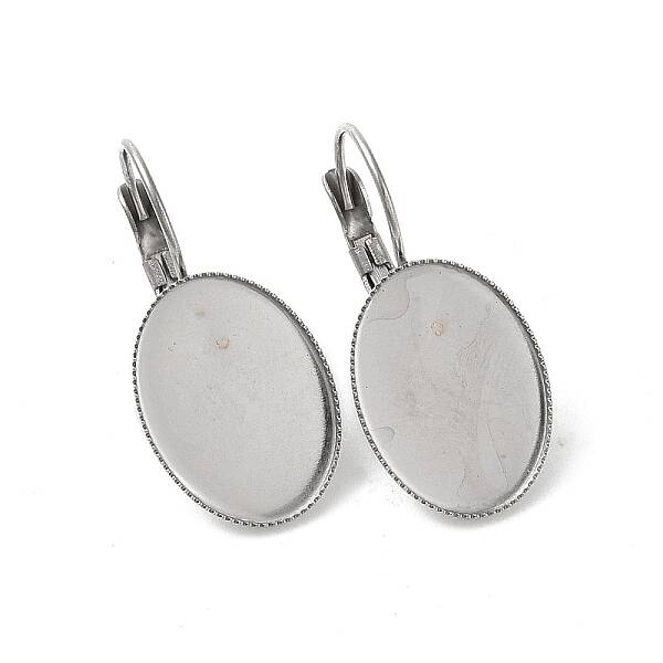 Non-Tarnish 304 Stainless Steel Hoop Earrings Findings