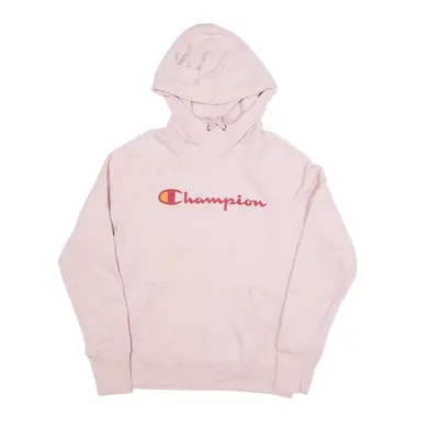 CHAMPION Hoodie Pink Pullover Womens XS