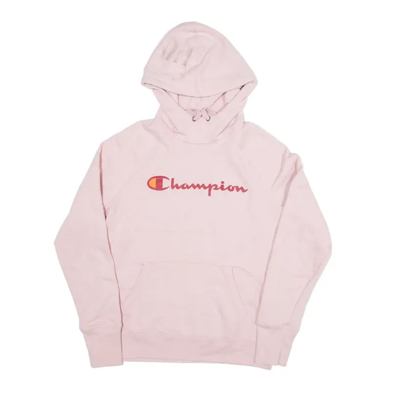 CHAMPION Hoodie Pink Pullover Womens XS