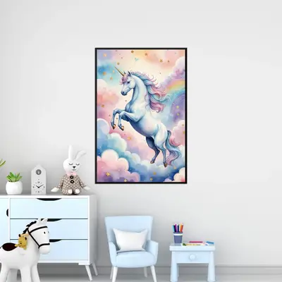 Whimsical Wonder - Unicorn and Rainbow