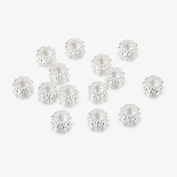 Tibetan Style Alloy Spacer Beads
