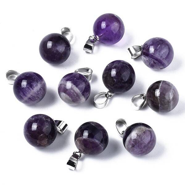 Natural Amethyst Pendants