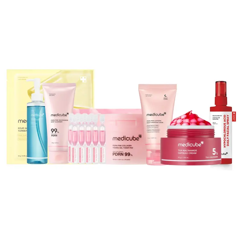 [NEW] Affordable Glow in a WEEK Set | Includes 8 NEW TOP-SELLING products | Achieve Glass Glow Skin IN 7 DAYS with Korean Ski...