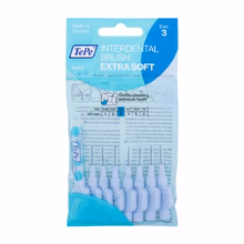 Tepe Extra Soft Interdental Brushes (0.6mm Blue, 8pcs)