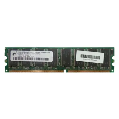 MT16VDDT6464AG-40BG5 Micron 512MB DDR-400MHz UDIMM 2Rx8 CL3 Memory