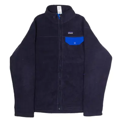PATAGONIA Boys Fleece Jacket Blue XL