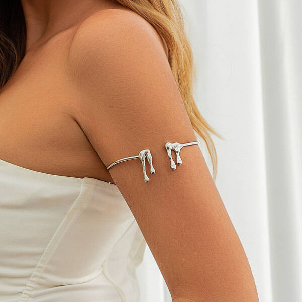 Alloy Arm Cuff Bangles for Women