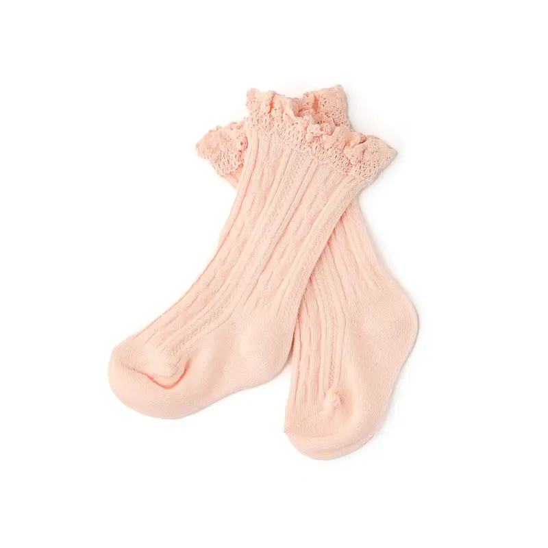 Light Pink LACE SOCKS Super Soft Matching Socks Gigi and Max 