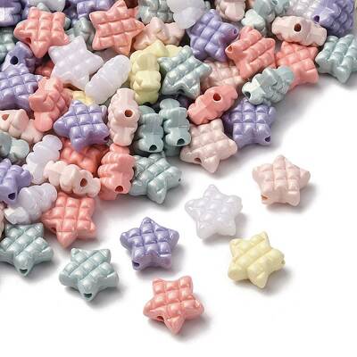 Pearlized Opaque Acrylic Beads