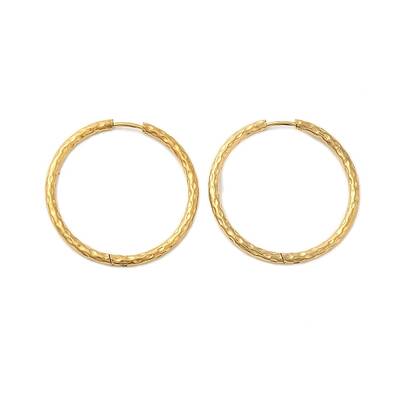 304 Stainless Steel Ring Earrings for Women