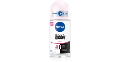NIVEA Invisible Black & White Clear antiperspirant roll-on for women 50 ml