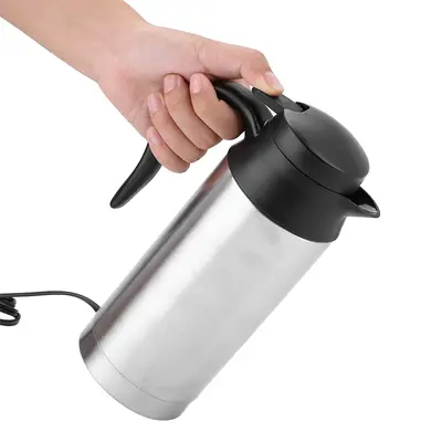 Portable 750ml 24V Travel Car Truck Kettle Water Heater Bottle For Tea Coffee Drinking | Color: Asshown