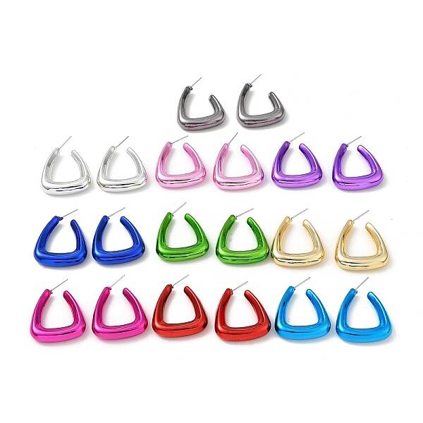 Triangle Acrylic Stud Earrings