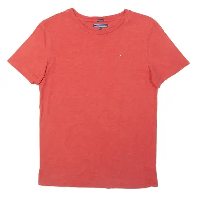 TOMMY HILFIGER Boys T-Shirt Red 12-13Y