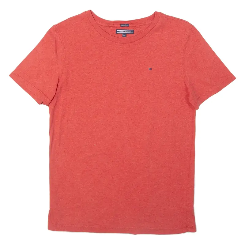 TOMMY HILFIGER Boys T-Shirt Red 12-13Y
