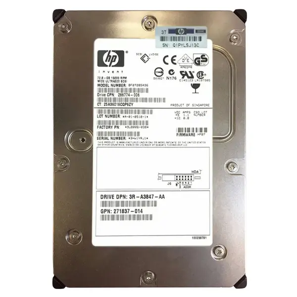 9V8006-038 Seagate 18GB Ultra-160 SCSI 10000 3.5-inch 4MB Hard Drive