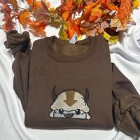 Bison Embroidered Sweatshirt | Trendy Crewneck Pullover | Soft & Cozy Y2K Aesthetic | Vintage Nature-Inspired Design | TikTok...