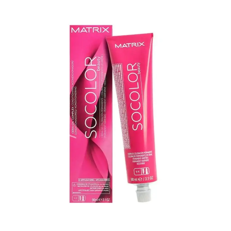 Matrix SoColor Pre-Bonded Blended permanent hair dye color 8Av Hellblond Asch Violett 90 ml