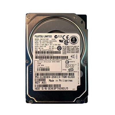 J8089 Dell 73GB 3Gb/s SAS 10000 2.5-inch 16MB Hard Drive
