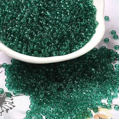 Transparent Colours Glass Round Seed Beads