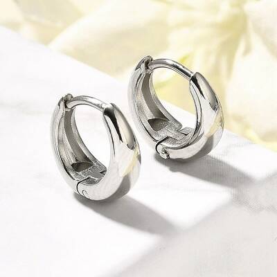 304 Stainless Steel Hoop Earrings for Women