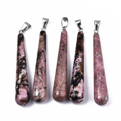 Natural RhodoniteBig Pendants