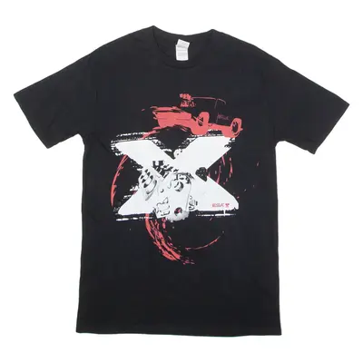 GILDAN Mechanix Mens T-Shirt Black Crew Neck M
