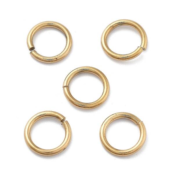 Ion Plating(IP) 304 Stainless Steel Open Jump Rings