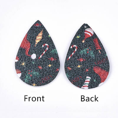 PU Leather Big Pendants