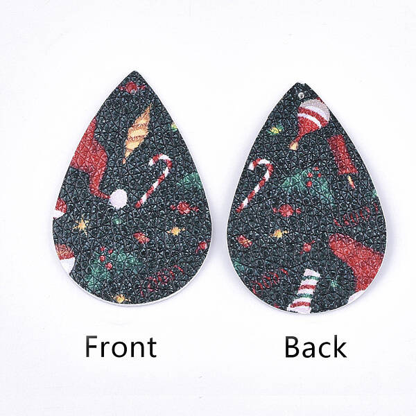 PU Leather Big Pendants