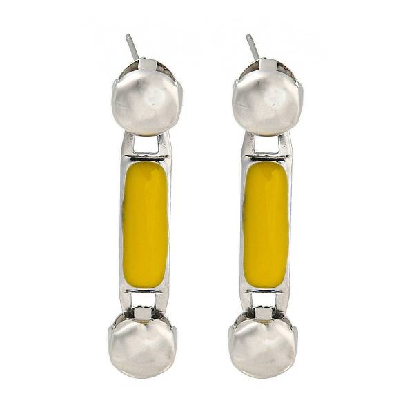304 Stainless Steel Enamel Stud Earrings