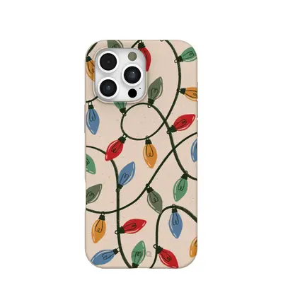 Seashell Holiday Lights iPhone 16 Pro Max Case