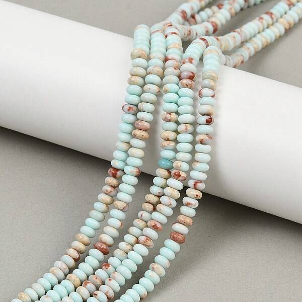Synthetic Shoushan Stone Beads Strands