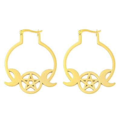 304 Stainless Steel Hoop Earrings for Women