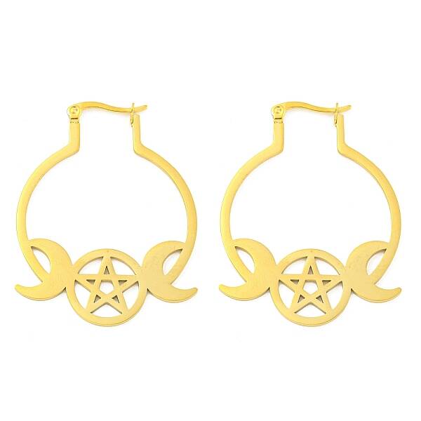304 Stainless Steel Hoop Earrings for Women