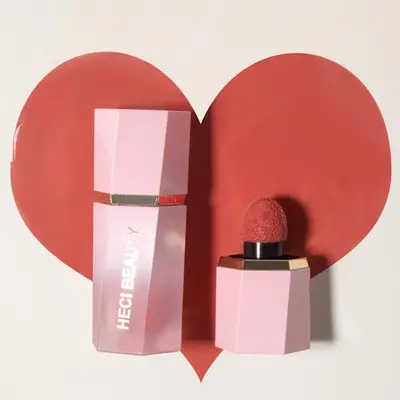 Long Lasting Cosmetic Liquid Blush, Natural Look Matte Blush for Cheeks, Lips, Eyes, Smudge-proof Blush Stick, Valentine's Da...