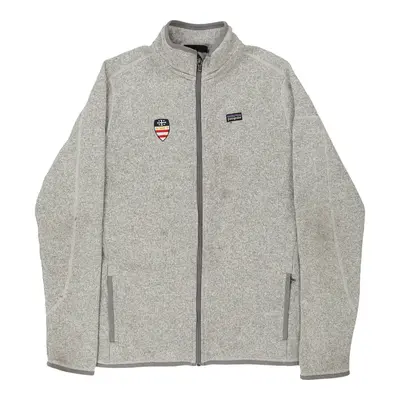Patagonia Fleece - XL Grey Polyester