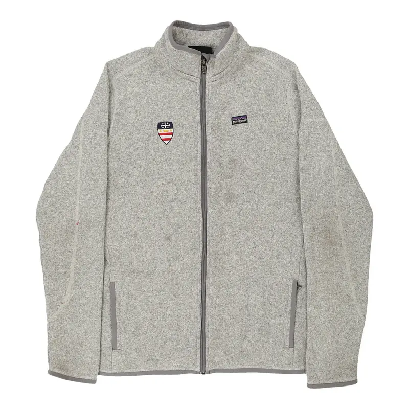 Patagonia Fleece - XL Grey Polyester