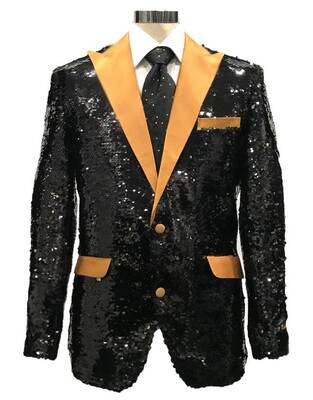 Sequins-3 Gold/Black