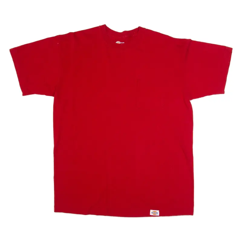 DICKIES Mens T-Shirt Red XL