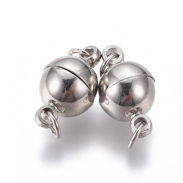 Brass Magnetic Clasps with Loops
